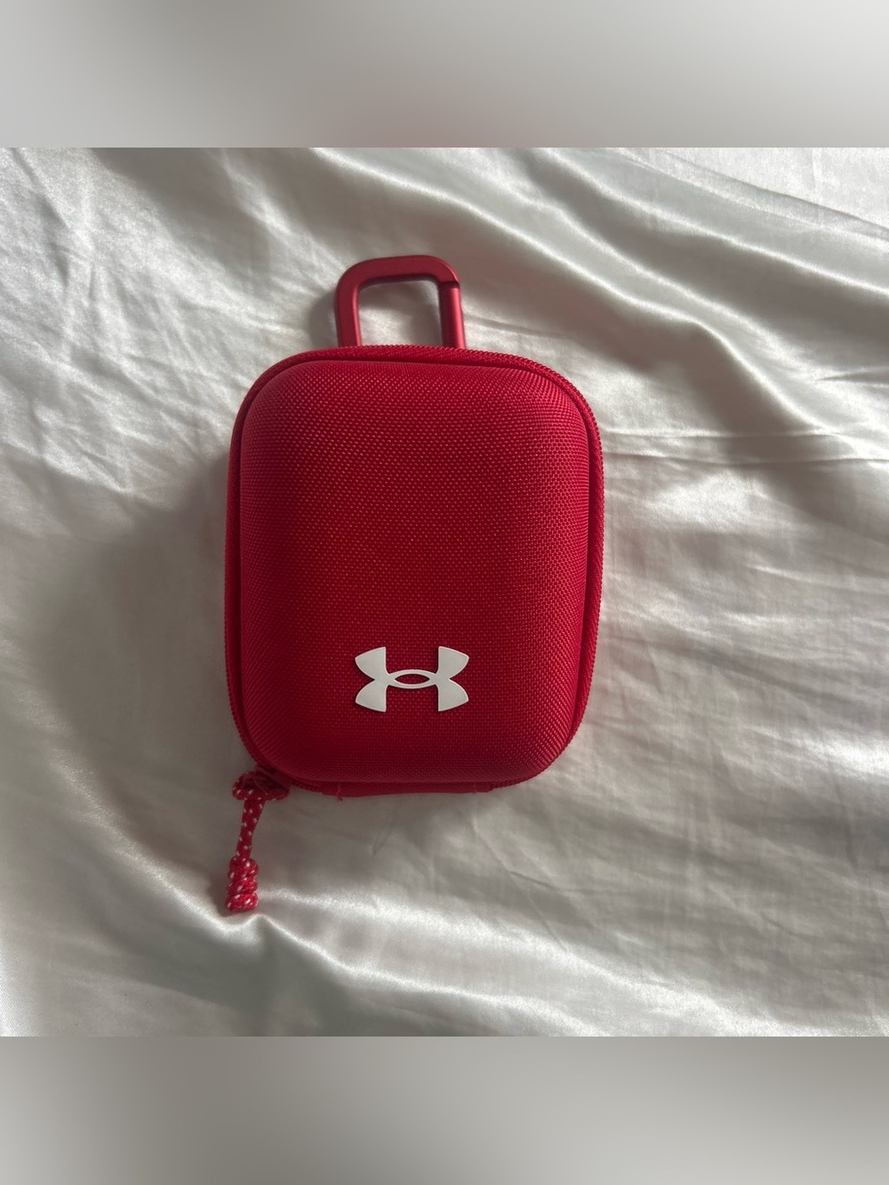 Under Armour Red Mini Accessory Case with Clip